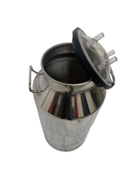 Secchio in acciaio inox 40 lt senza manico | Attrezzature zootecniche FDA