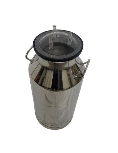 Secchio in acciaio inox 40 lt senza manico | Attrezzature zootecniche FDA