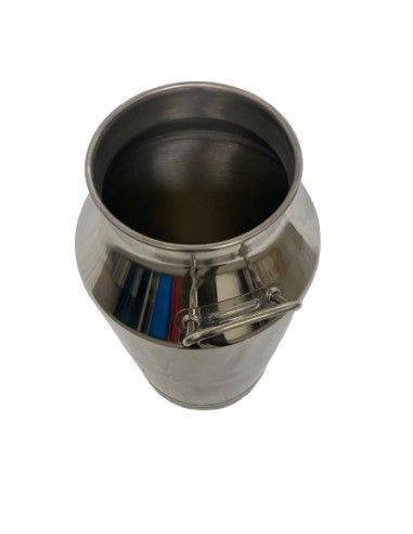 Secchio in acciaio inox 40 lt senza manico | Attrezzature zootecniche FDA