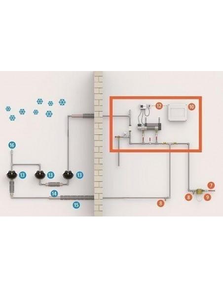 Pompa di ricircolo acqua antigelo marca AQUALINE