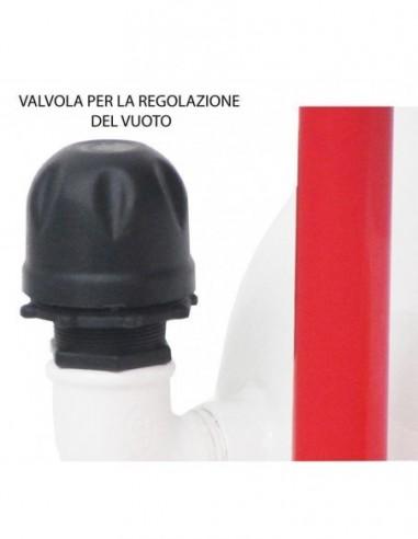 Mungitrice carrellata per bovini a due bidoni 2/g