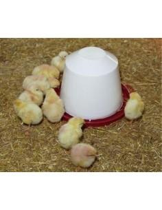 Abbeveratoio sifone in plastica per pulcini  e polli lt 3. 2