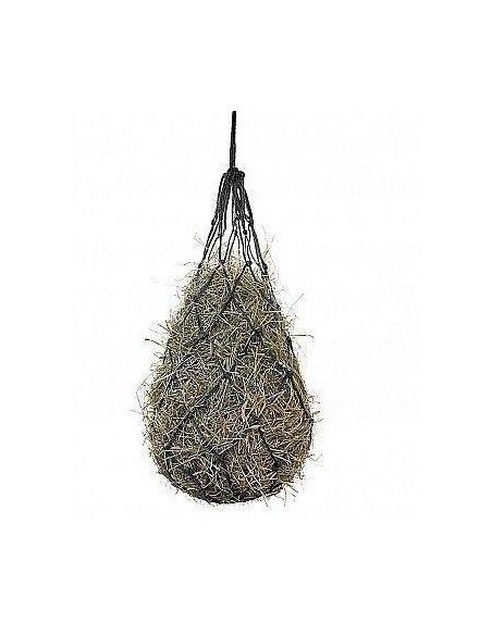 Rete per fieno in nylon lunghezza circa 95 cm chiusura finale con anello in ferro