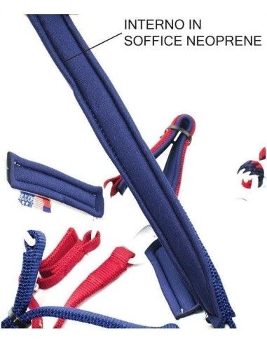  imbottitura in neoprene e doppia regolazione