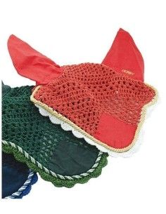 Cappuccio antimosche Derby in cotone con rinforzi e cordone colorato 2