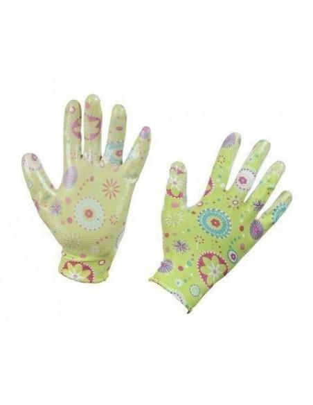 Guanti da donna per il giardinaggio in tessuto elastico