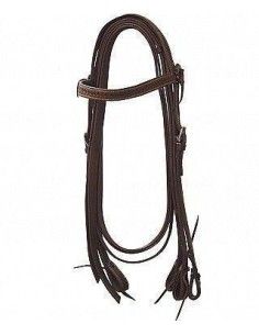 Briglia western dritta completa di redini