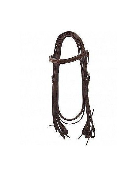 Briglia western dritta completa di redini