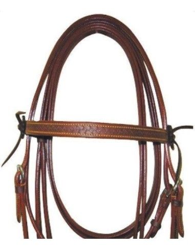 Briglia western dritta completa di redini