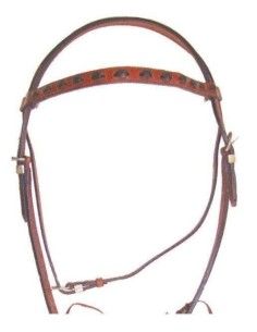 BRIGLIA WESTERN PONY CUOIO INGRASSATO 2