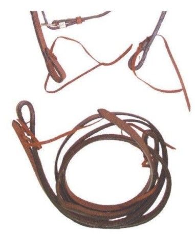 BRIGLIA WESTERN PONY CUOIO INGRASSATO